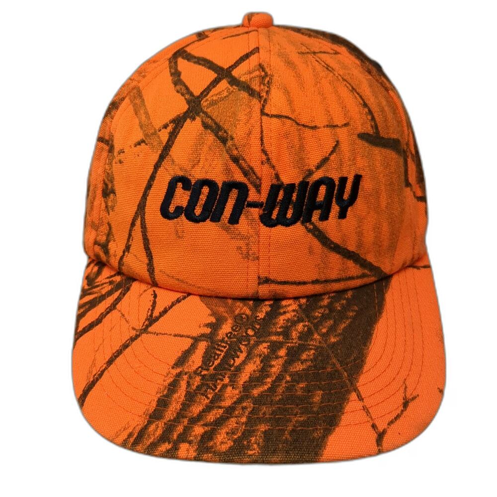 K-Products Snapback Orange One Size Realtree Camo CON-WAY Hat Trucking Freight